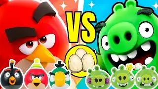 ANGRY BIRDS PLAY DOH Historias Angry birds vs Chanchos Verdes - Capitulo 01