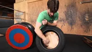 Building out of tires - STURDYmade parkour obstacles