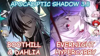 E0S1 Boothill x Dahlia & E0S1 Evernight Hypercarry  - Apocalyptic Shadow 3.8 - Honkai: Star Rail