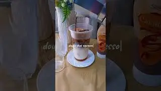 How to make Caramel Macchiato #coffee #americano #cafe #homecafe #coffeelover #drink #coffeeaddict
