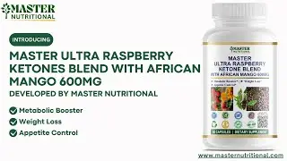Master Ultra Raspberry Ketones Blend- 600mg #raspberryketonesforweightloss