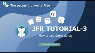 3 Rhino JFR&lsquo;s Circle Curve and 4 other tools Tutorial   3D Jewelry Design   CAD   Rhino 3D   Matrix