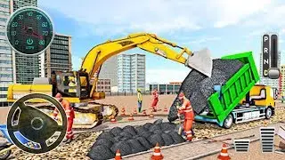 Real Grand City Road Construction 2 Simulator - Mobil Truk Konstruksi Highway Builder Android Games