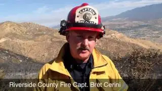 TWIN PINES: Fire Burning South of Banning