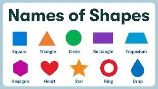 Names of Shapes in English | List of Shape Names with Pronunciations and Pictures