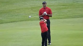 Charlie Woods, son of Tiger, shoots 81 in US Open local qualifier and fails to advance