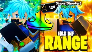This Unit Has INFINITE Range!┃Obtaining RULER Sinon In Universal Tower Defense