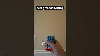 real nerf grenade testing💣