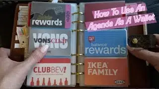 HOW TO USE AN AGENDA AS A WALLET