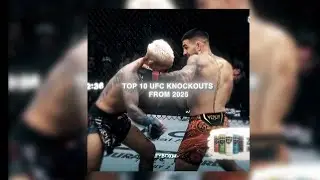 💥TOP 10 UFC KNOCKOUTS FROM 2025 X GROW A GARDEN FUNK (Super Slowed)