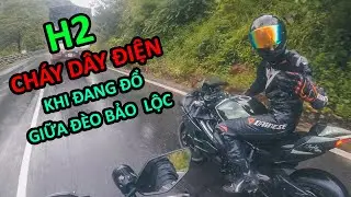 KAWASAKI H2 CH&Aacute;Y D&Acirc;Y ĐIỆN KHI ĐỔ Đ&Egrave;O #GrantTuan