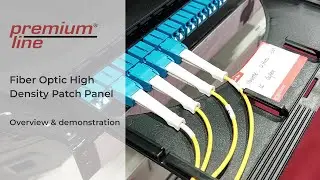 Premium-Line Fiber Optic High Density Patch Panel