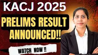 Prelims Results Declared!! Karnataka Civil Judge Exam 2025 - Karnataka Judiciary
