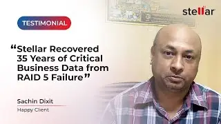 How Stellar Saved 35 Years of Critical Business Data | RAID 5 Recovery for Lubricare Pvt. Ltd.(Pune)