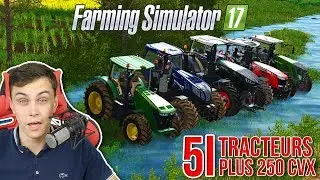 5 TRACTEURS DE 250CVX INDISPENSABLES ! (FARMING SIMULATOR 17 MODS)