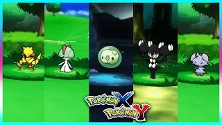 Pokemon X & Y - Abra,Ralts,Solosis,Gothorita & Espurr Locations