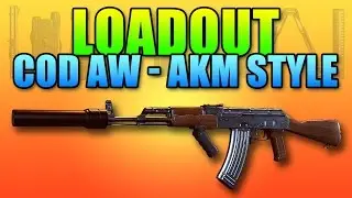 Loadout - COD AW Suppressed AKM Punisher! | Battlefield Hardline Assault Rifle Gameplay
