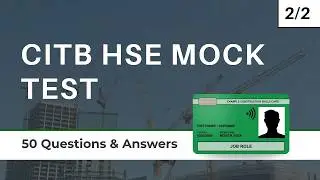 CSCS Mock Test 2026 | 50 Questions & Answers | Part 2