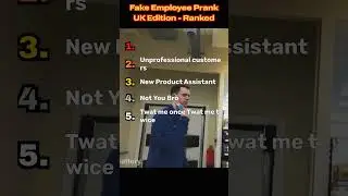 Top 5 fake employee pranks uk edition #funny #prank #ranking