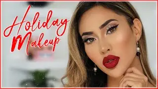 ClASSIC HOLIDAY MAKEUP TUTORIAL | BrittanyBearMakeup