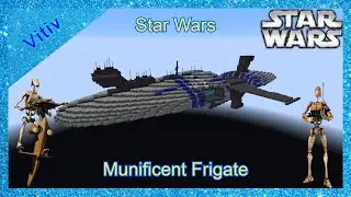 Star Wars Munificent-Class 'Star' Frigate in Minecraft - Tutorial