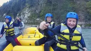 Whitewater rafting in Georgia river Rioni