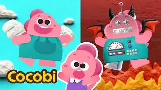 Robot Mom vs Real Mom😱 Who Do You Like More? | Songs for Kids | Cocobi