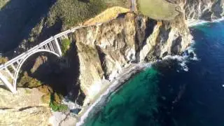 Big Sur, California Coast Shot with a Phantom 3 Drone