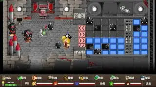 Epic Battle Fantasy 5 Puzzle near the gap beside the front gate of the Iron Fortress