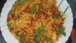 Tasty & Spicy Gobi Fried Rice Recipe | #youtubeshorts #instagram #gobi #rice #recipe #shortvideo 