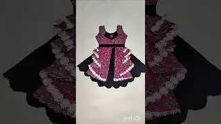 Stylish baby frock design /cutting and stitching #shorts #babyfrockdesign #design #fashion #frock