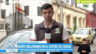 Hurto millonario en el centro de Bucaramanga