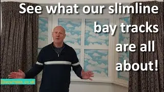 Discover more about our slimline bay window curtain tracks