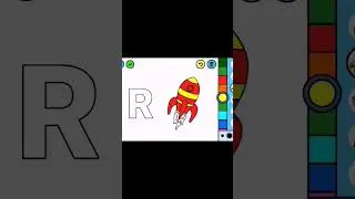 let's colour a rocket with me #let's draw with Maida #painting#drawing #explore #beautiful #art