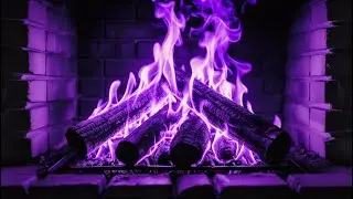 Purple Flame Portal: Uncovering the Mystical Calm Behind This Surreal Fireplace Experience