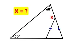 Can you find the angle X?