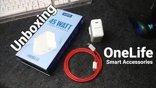 Unboxing *45 WATT TURBO CHARGER* by One Life Smart Accessories | Dipesh Patel Vlogs