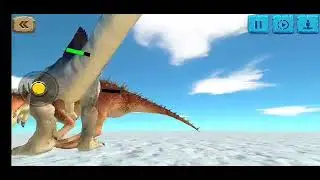 spinosaurus and raptors and humans