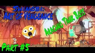 Arachno Tank Boss Battle | Shinobi: Art of Vengeance Walkthrough Gameplay | Part 5| No Commentary