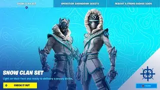 [JANUARY 4th, 2021] SNOW CLAN SET In Itemshop (Fortnite Battle Royale)
