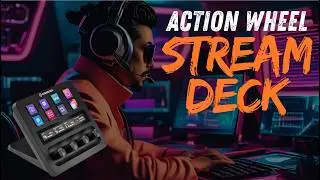 How to add key actions to stream deck dials, with the Action wheel
