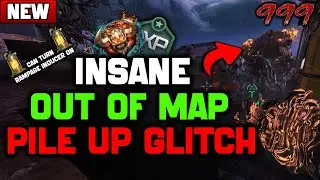 *NEW* SOLO GOD MODE PILE UP GLITCH! ASHES OF THE DAMNED OUT OF MAP GLITCH! (Bo7 Zombies)