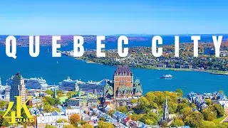 Quebec city, Qu&eacute;bec, Canada 🇨🇦 in 4K UHD 60FPS | Drone tour