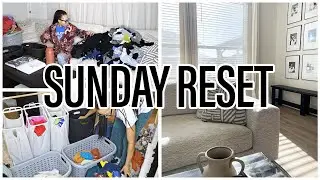 SUNDAY RESET | GET IT ALL DONE | ULTIMATE CLEANING & LAUNDRY MOTIVATION
