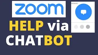 Ask ZOOM for HELP With The CHATBOT (Watch this Demo)