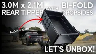 900mm Bi-Fold Sides + 9-Tonne Ram! Let's Unbox this Ox