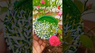 Eco-friendly diy wall decor.#bestoutofwaste #art #diy #recycledart #diycrafts