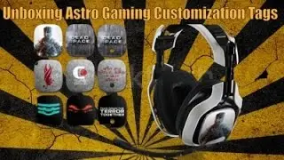 Astro Gaming Headset Customize Tags Unboxing