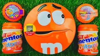 Satisfying Video | Unpacking Rainbow Candy AND 2 Mentos Boxes in 1 Original M&M'S Box ASMR