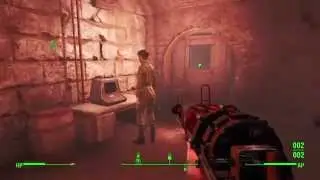 Fallout 4 How to Kill the Sarge in 15 seconds - Castle Tunnels - Old Guns